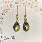 ˳⚛˚⌖スワロフスキー˳⚛˚⌖シンプルピアス(パラダイスシャイン)