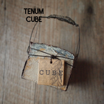 CUBE缶/tc139/リメイク缶/ブリキワイヤーカゴ