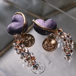 【1点もの】ハートポーション イヤリング(ピアス)