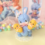 仲良しお友達set（🐰+🐤🐤）♡レトロアニマル
