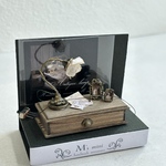 ミニチュア　アンティークランプ　カラーホワイト