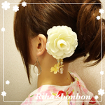 ♡浴衣用  お花の髪飾り♡お子様に♡