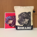 youuucaaan様オーダー品❤︎愛犬の刺繍ポーチ