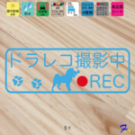 柴犬 ドライブレコーダー ステッカー