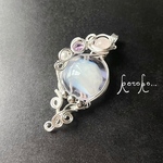 【2/24.12時販売】✧夏空のネックレス✧ガラス工房タタラ×kotoko...コラボ作品