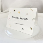 席札｜1枚50円〜 フラワーデザイン