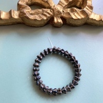 【1連30コセット】JIRI＊IVANA#czech beads#チェコビーズ　bellflower6㍉ jet black /picasso