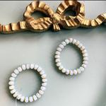 【1連25コセット】JIRI＊IVANA#czech beads#チェコビーズ　rondel7✖️5㍉milk white /picasso