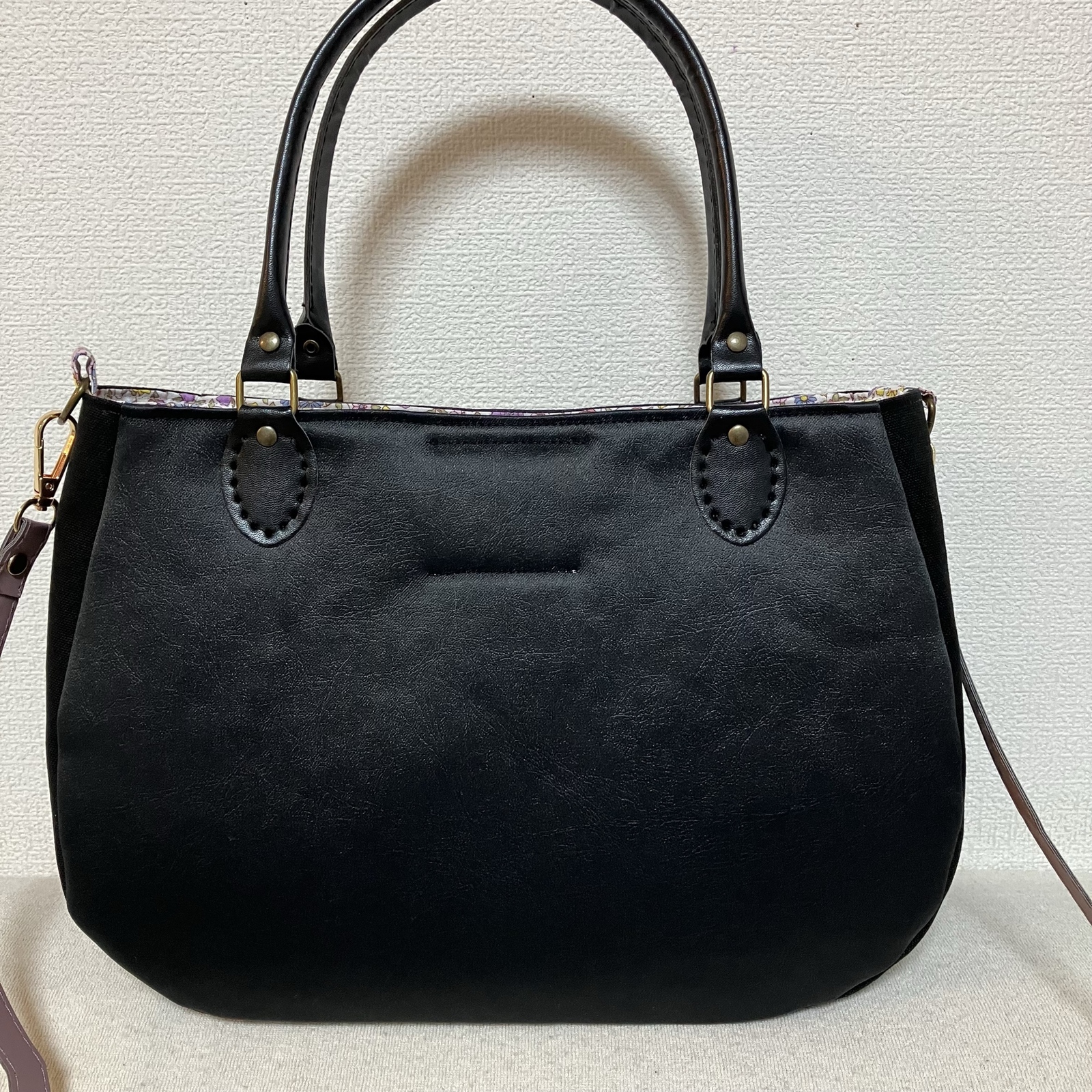 ジョリーフルール コラージュコラージュアリスお茶会大判 2wayバッグ