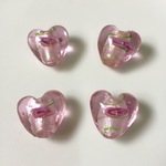 ハート アクリルビーズ