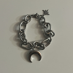 【stainless】moon bracelet