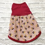 🎀《price down》🎀 red  すみれ&みずたま　ノースリーブワンピース　Ｓ