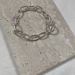 ーsilver925オーバルチェーンブレスレットー　シルバーアクセサリー　チェーンブレスレット　チェーンネックレス　