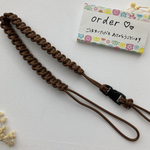【order♡】ストラップ　50㎝　ブラウン×ブラウン