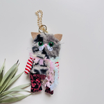 No.7028 ふわもこ猫chanキーホルダー