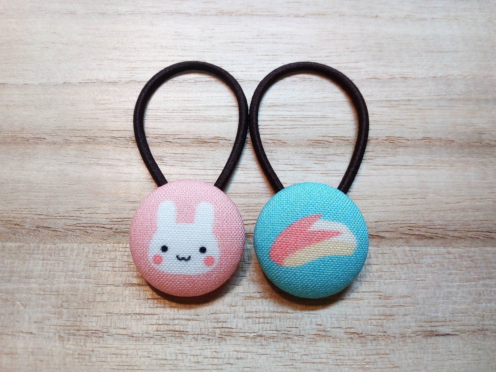 ꫛꫀꪝ【ファー付きうさちゃん】ベビーヘアクリップ キッズヘア