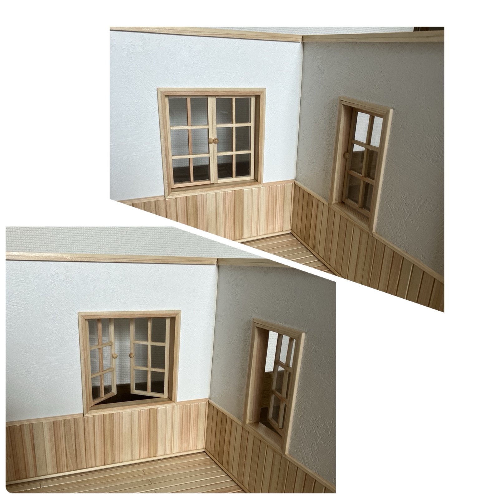 cmqkccat様専用 my room コの字型ドールハウス ミニチュア家具 1/12 cmqkccat様専用 my room コの字型ドールハウス ミニチュア家具 1/12