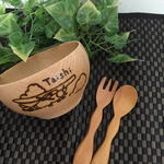 木の食器デビューに！選べるお椀&スプーンフォーク♡セット！ ペアでも人気！