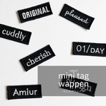 mini tag wappen-ミニタグワッペン