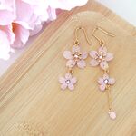 【再販】桜ひらひら◇ピアス