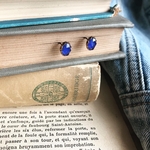 アンティーク気分な可愛いラピスラズリstoneピアス&イヤリング♡