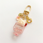 [2月23日販売]Mini cream soda bear shaker keychain(sakura pink)