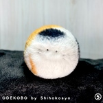 ねこだまぬいぐるみ【三毛もふくん】⑤