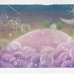 送料込み原画 【神秘の故郷】