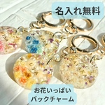 【名入れ】キーホルダー、バックチャーム　名入れ無料！　プレゼント🎁　お子さんの通園、通学カバンにも❤️ 世界に一つだけの動物たち🐶🐈