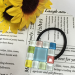 アウトレット！！ガラスタイルヘアゴム♬