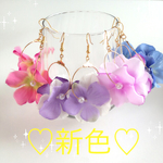 ♡夏のフラワーピアスorイヤリング♡