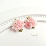 【♡22】樹脂粘土　桜ブーケ　パーツ（2ｹ）ハンドメイド　アクセサリー素材