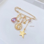 ＜再販無し＞星空 ☪︎*｡꙳ピン