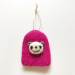  keycase    　panda   　cherrypink