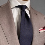 【受注製作】ネイビー　エンジ　チェック　ビックベン　プレゼント　ギフト　【別途】名入れ　イニシャル　刺繍　