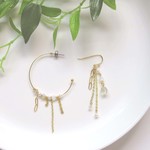 アシンメトリー・チェーンピアス