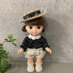 メルちゃん ソランちゃん 【ドール服】ドットシリーズ