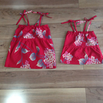紫陽花ワンピースと巻きスカート☆予約品
