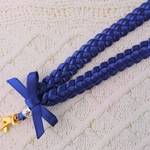 chiguzoochi様オーダー品/白雪姫ネックストラップ&瑠璃色ネックストラップ/85㎝