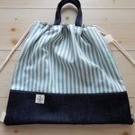 3way・体操服・お着替えバック・ナップ・ボーダー・いかりタグ