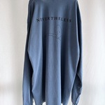 NEVERTHELESSイラストガーメントダイロンT XL   ブルージーン