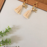 夏先取り♪タッセル×ヒトデ×パールのイヤリング