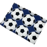 25cm✖️35cm ランチョンマット☆サッカーボール⚽️ネイビー