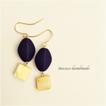 再販＊マットパーツandシェルクラシカルピアス