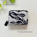 ミナペルホネン　コンパクト財布　carnival 