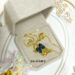 【Perfume flower】香水瓶 リボンイエロー ミモザ mimosa 押し花 黄色 フリーサイズ スライド 装着簡単 ブレスレット ボタニカル 大人かわいい 花