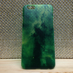 新品送料無料 iPhoneハードケース  宇宙グリーン