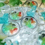 レジン金魚　ストラップ
