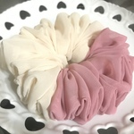 すっごいフリフリ💓ふわもこ❣シフォンシュシュ❤(いちご×バニラ)