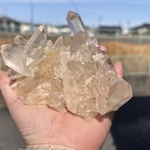 【美品✨水晶 クラスター ブラジル産 ⑮✨496g】︎︎︎︎❤︎送料無料︎︎︎︎❤︎天然石 パワーストーン